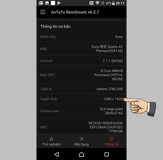 Thông tin cấu hình